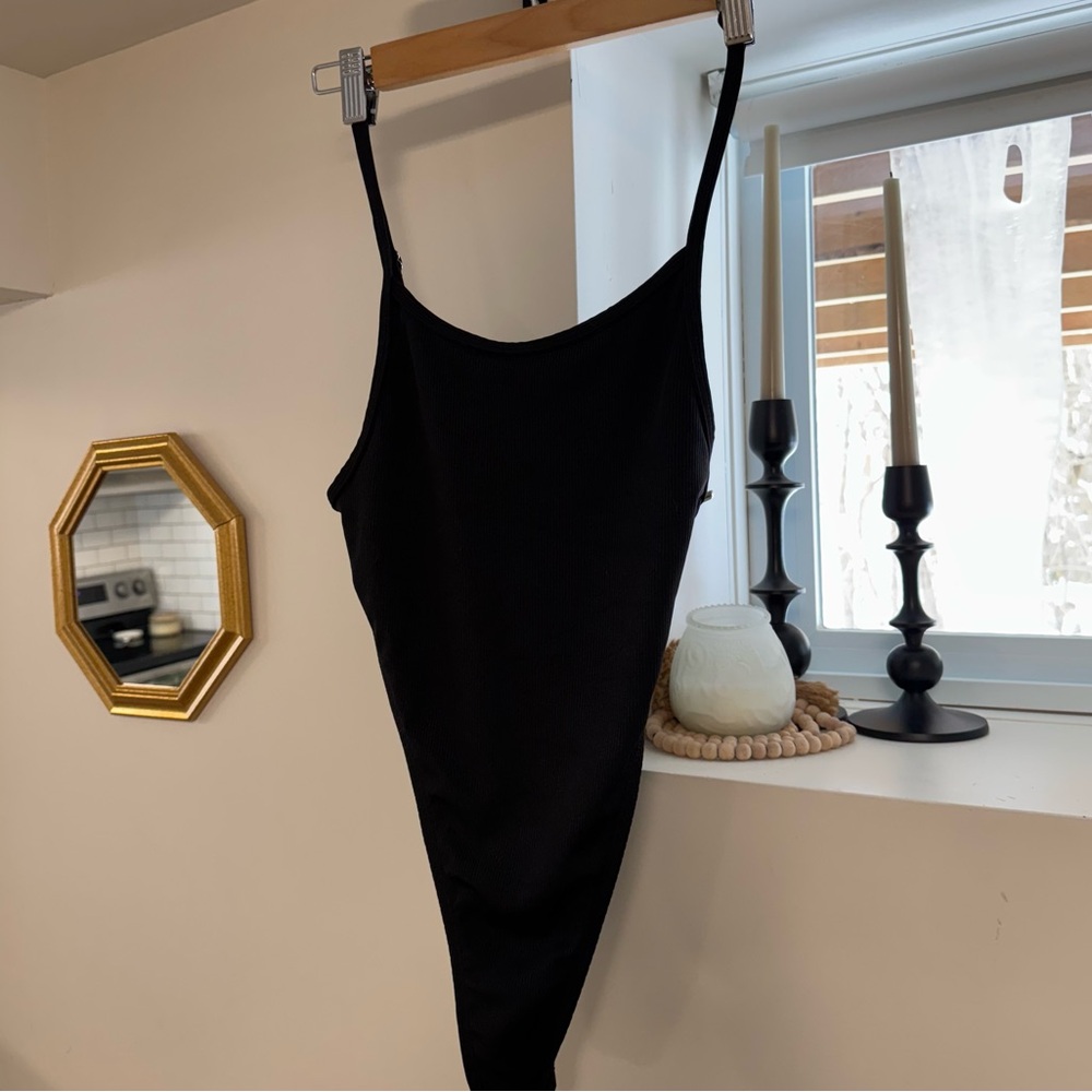 Low back Tie Up One Piece Bathing Suit